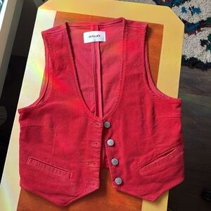 ROLLA'S Red Corduroy Tank Top